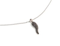 Collana Stocco Gioielli in Oro bianco Zircone CLOO7 - CLOO7